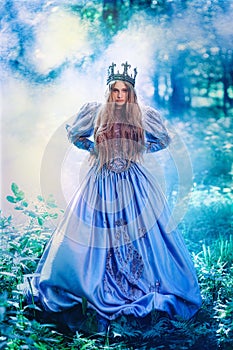 Princess in magic forest