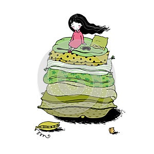 Princess on the Pea.