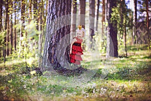 Princess in the woods