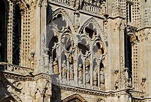 Principal Facade of Burgos Cathedral. Spain photo