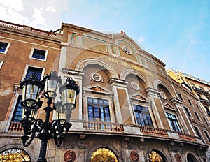 Principal theatre, Rambla street, Barcelona