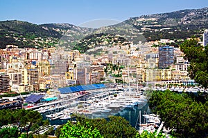 Principality of Monaco harbor photo