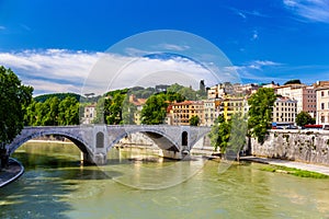 Principe Amedeo bridge in Rome