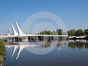 Prins Berhardbrug in Zaandam. photo