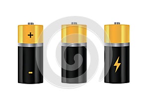 Three batteries set