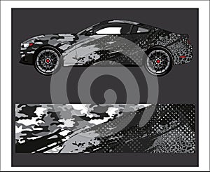 Car And Vehicle abstract racing graphic kit background for wrap and vinyl sticker photo