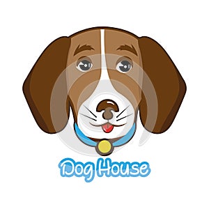 Dog house vector design template - VektÃÂ¶r photo