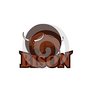 Bison Vector Logo design