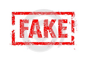 Fake rubber stamp