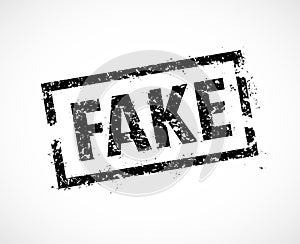 Fake rubber stamp