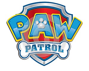 Paw patrol logo icon Animated series