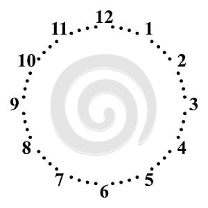 Clock dial 1