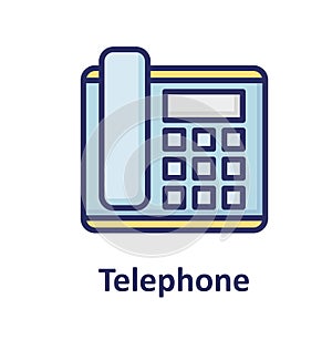 Landline Isolated Vector Icon which can easily modify or edit