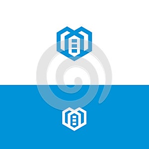 Real estates vector logo