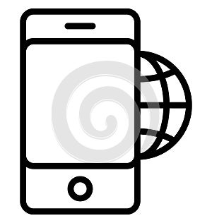 Browsing Isolated Vector Icon which can easily modify or edit