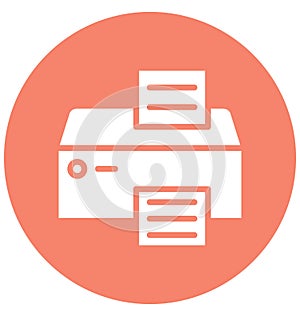 Fax Isolated Vector Icon which can easily modify or edit