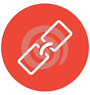 Backlink Isolated Vector Icon which can easily modify or edit