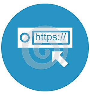 Browsing Isolated Vector Icon which can easily modify or edit