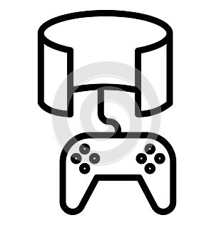 Gamepad Isolated Vector icon which can easily modify or edit