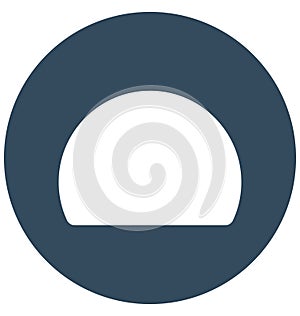 Label Isolated Vector Icon which can easily modified or edit