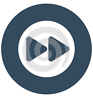Forward Isolated Vector Icon which can easily modified or edit Forward Isolated Vector Icon which can easily modified or edit