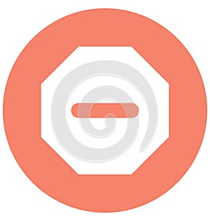 Block Isolated Vector Icon which can easily modified or edit