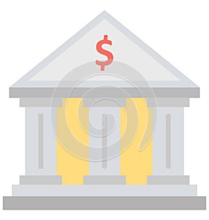 Bank Vector Icon Which can easily modify or edit
