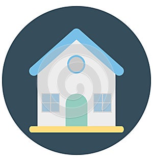 Print Villa Vector Icon Which can easily modify or edit