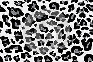 Texture repeating seamless pattern snow leopard jaguar white leopard