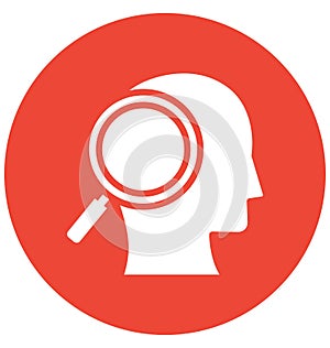 Analyst Isolated Vector icon which can easily modify or edit