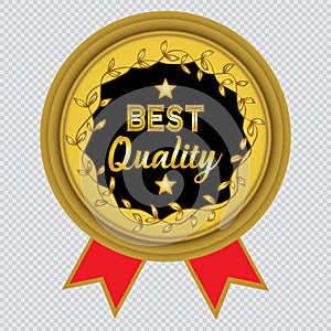 Golden Best quality icon.