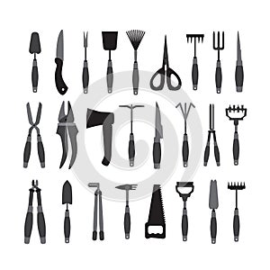 Set of garden tools