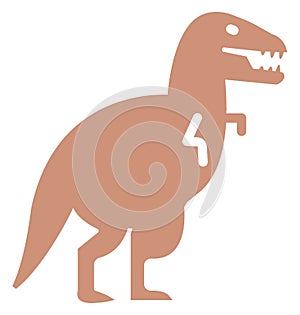 Dinosaur Isolated Vector Icon which can easily modify or edit