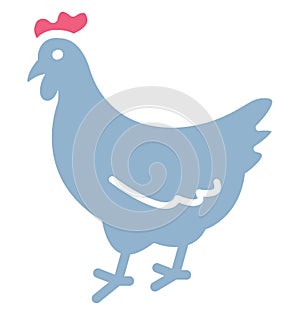 Chicken Isolated Vector Icon which can easily modify or edit Chicken Isolated Vector Icon which can easily modify or edit