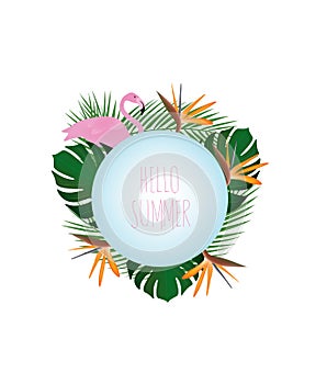 Hello summer background