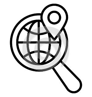 Geoblogging Isolated Vector Icon which can easily modify or edit