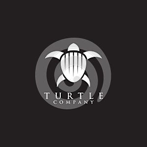 Turtle logo design vector template isolated graphic icon