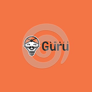 Guru vector logo. Guru icon. Guru illustration