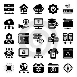 Pack Of Web Hosting Icons