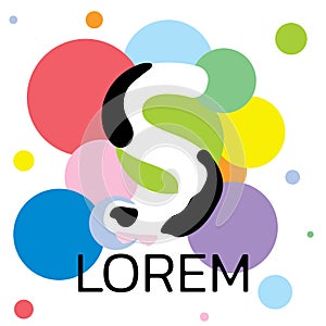 S letter logo design.