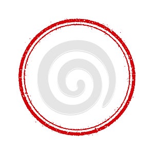 Circle stamp frame illustration / blank,text space