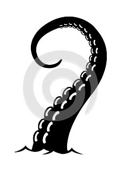 Tentacles of Kraken illustration photo
