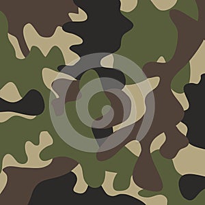 Military camouflage cloth pattern background. Background and texture for design