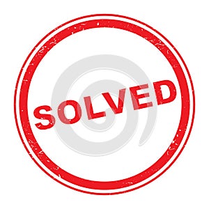 Solved stamp