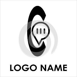 C logo for communication