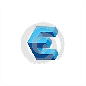 Letter E Logo Template Design