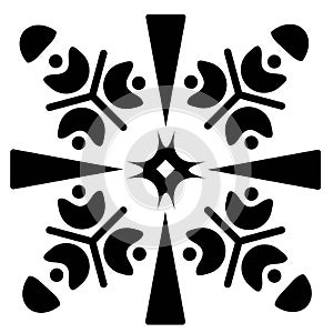 Vector tile ornament pattern