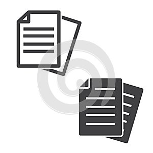 Document vector icon file icon vector