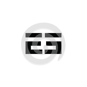 Initial letter  es or se logo vector logo design