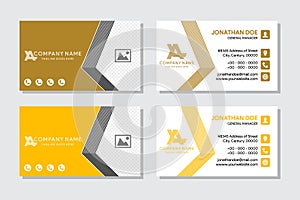 Set of white and Gold Design Templates for Brochures, Flyers, Mobile Technologies and Online Services, Typographic Emblems, Logo,